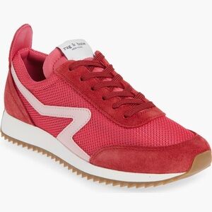 NEW rag & bone Women's Retro Runner Slim Suede Sneakers